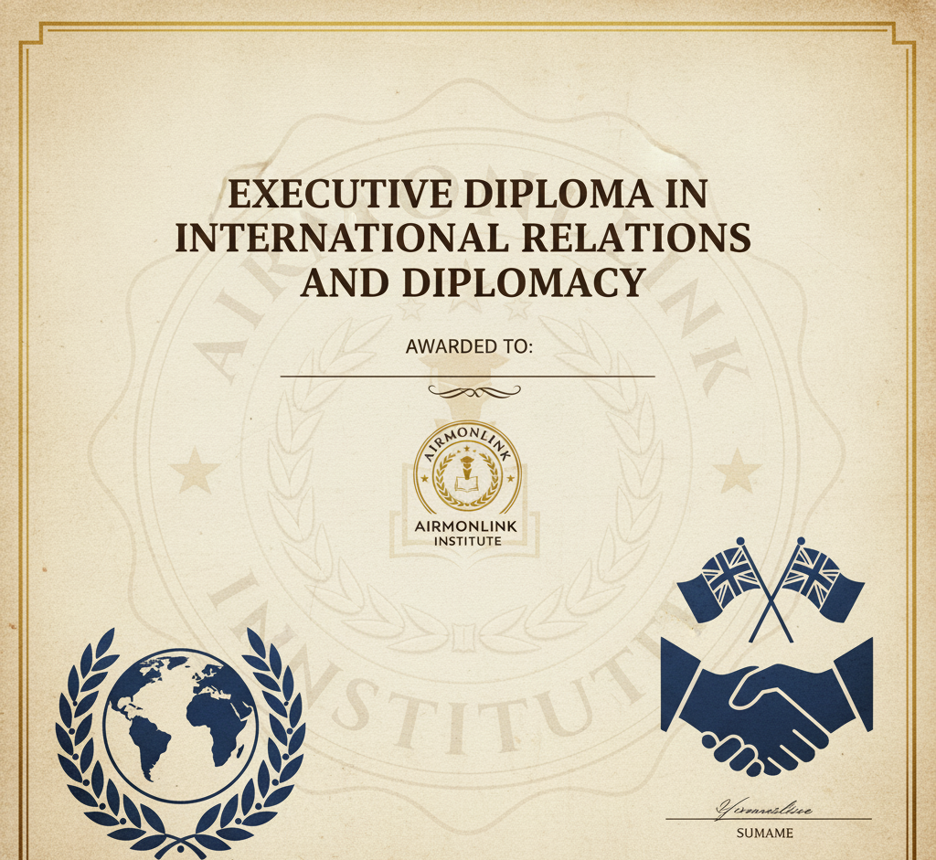 EXECUTIVE DIPLOMA IN INTERNATIONAL RELATIONS AND DIPLOMACY