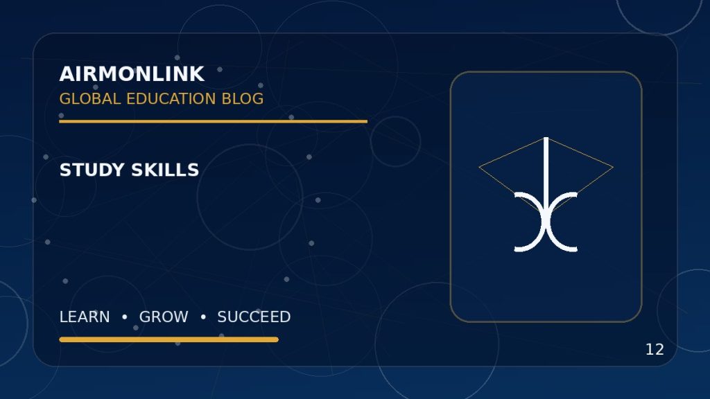 Educational image illustrating active recall and spaced practice for Airmonlink readers