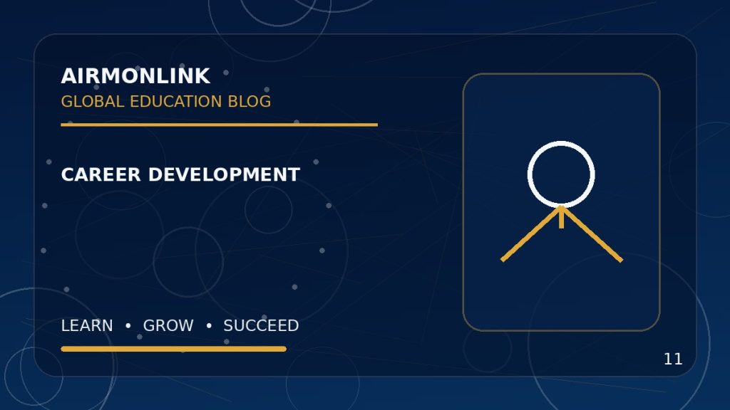 Educational image illustrating career planning guide for Airmonlink readers