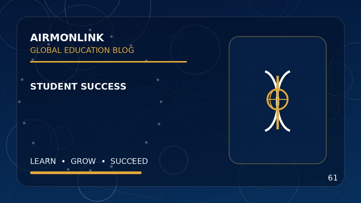 Educational image illustrating online learning challenges solutions for Airmonlink readers