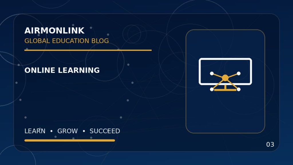 Educational image illustrating home study environment for Airmonlink readers